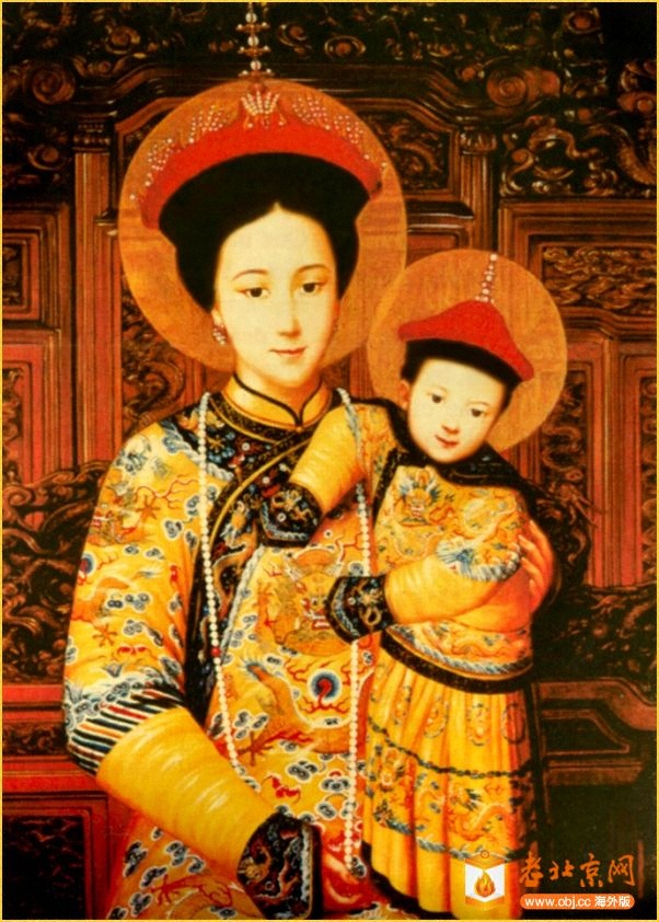 Our Lady of Deliverance, honored in Peking in the church of Beitang, in thanksgiving for the  miracu ...