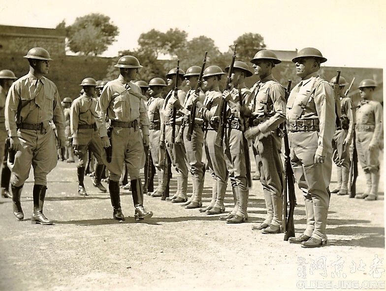 American Marines in Peking after WW1 һս½սڱ