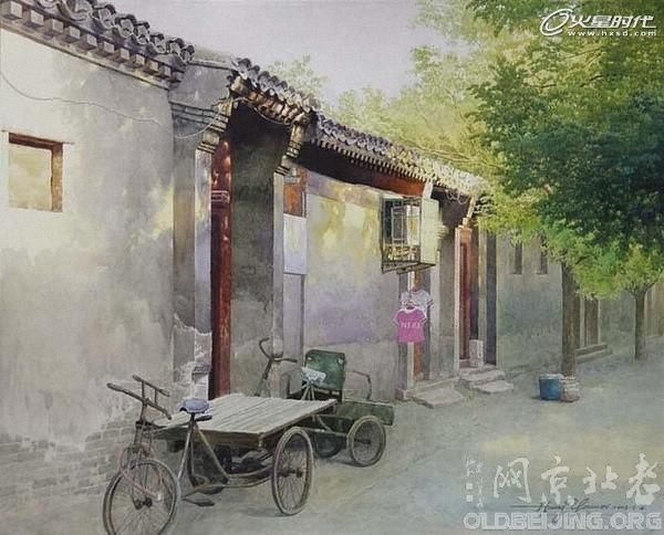 水粉画/老北京（三） - 马素 - 马素的博客