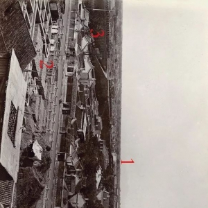 1901年，史上最早的东交民巷俯瞰长图
