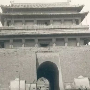 北京古城的朝阳门