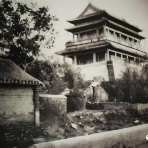 老北京旧城门附近的古迹